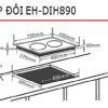 Bếp Từ Chefs EH-DIH890 5 Bếp Từ Chefs EH-DIH890