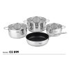 Bộ nồi Canzy CZ 899 2 Bộ nồi Canzy CZ 899