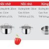 Bộ nồi inox Eurosun MC1702 Harmony 5 Bộ nồi inox Eurosun MC1702 Harmony