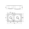 Chậu rửa chén bát Malloca MS-2076E 5 Chậu rửa chén bát Malloca MS-2076E