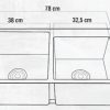 CHẬU RỬA ROSLERER RL04 8245 LỆCH 7 CHẬU RỬA ROSLERER RL04 8245 LỆCH