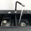 CHẬU RỬA ROSLERER RL 900 BLACK 6 CHẬU RỬA ROSLERER RL 900 BLACK