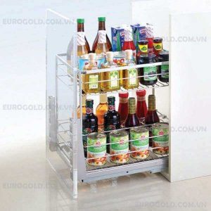 Giá gia vị inox nan dẹt Eurogold-ES61220B