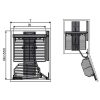 Kệ đồ khô 4 hoặc 6 tầng inox nan Grob-UB645S 5 Kệ đồ khô 4 hoặc 6 tầng inox nan Grob-UB645S