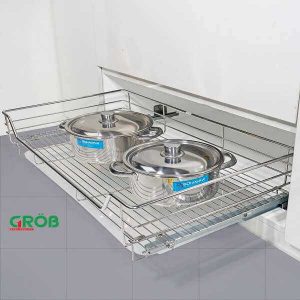 Kệ xoong nồi inox nan tròn Grob-CS304-91