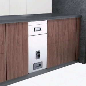 Thùng gạo mặt gương điện tử GROB-RBE300-W