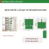 Tủ kho 4 tầng Inox nan dẹt cánh mở Grob-GM460 5 Tủ kho 4 tầng Inox nan dẹt cánh mở Grob-GM460