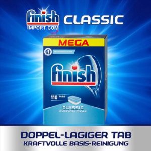 THẾ GIỚI BẾP CHÂU ÂU 612 Viên rửa chén bát Finish Classic hộp 110 viên