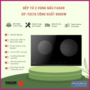 THẾ GIỚI BẾP CHÂU ÂU 24 BẾP TỪ FAGOR 3IF-72C1S – Nhập Khẩu Ba Lan nguyên chiếc