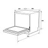 Máy Rửa Chén Bát Hafele HDW-T5551B 538.21.340 15 Máy Rửa Chén Bát Hafele HDW-T5551B 538.21.340