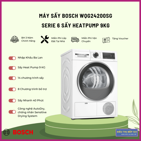Máy sấy Bosch WQG24200SG-03
