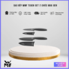 BỘ DAO THÁI WMF TOUCH 02 CHIẾC: Màu Đỏ hoặc Đen