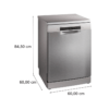 MÁY RỬA BÁT BOSCH SMS4EMI01E SERIE 4 SẤY HÉ CỬA