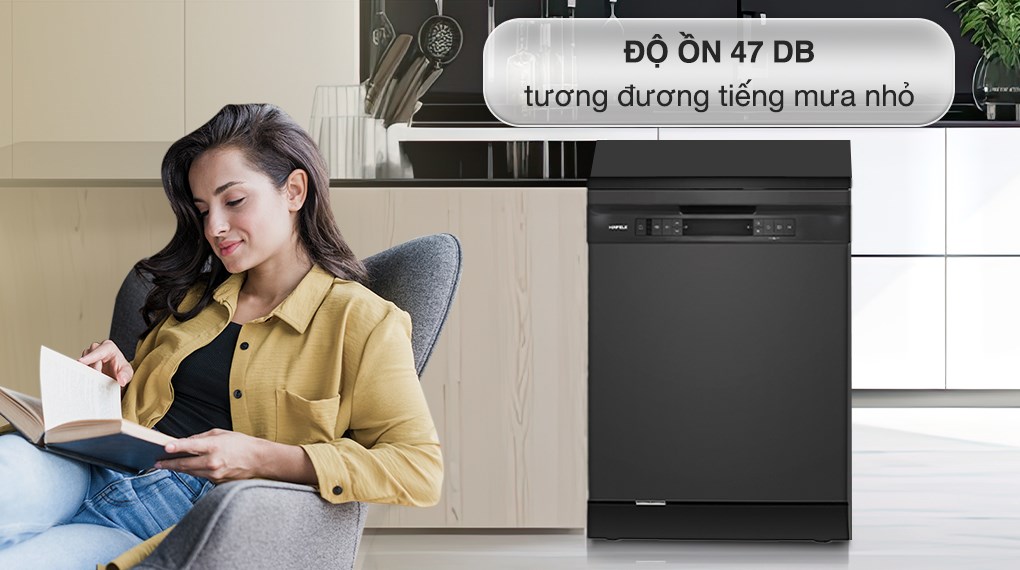 Máy Rửa Bát Hafele HDW-F605B 535.29.660 với 14 bộ 6 Máy Rửa Bát Hafele HDW-F605B 535.29.660 với 14 bộ