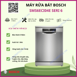 MÁY RỬA BÁT BOSCH SMS6ECI04E HOME CONNECT